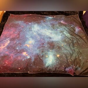 Galaxy Space Tapestry Nebula Stars Cosmic Wall Hanging 59 x 50